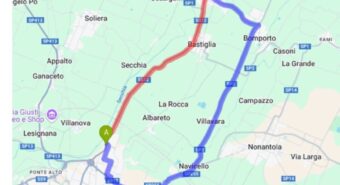 Chiude martedì notte la Canaletto SS 12 a Bastiglia per recupero mezzo incidentato