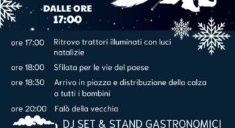 Cavezzo, domenica 5 gennaio la Befana arriva in trattore