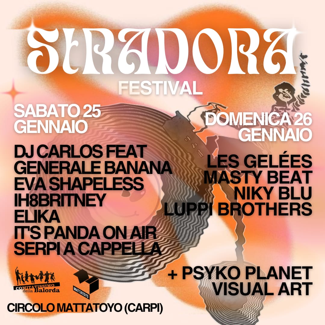 Carpi, sabato 25 e domenica 26 gennaio è tempo di “Stradora Festival”