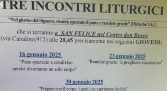 Tre incontri liturgici a San Felice