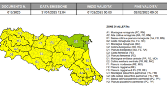 Criticità idraulica, allerta meteo estesa anche a sabato 1° febbraio