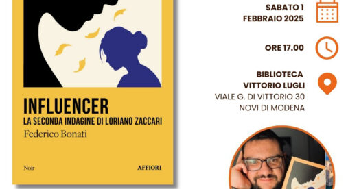 A Novi presentazione del libro noir "Influencer" di Federico Bonati
