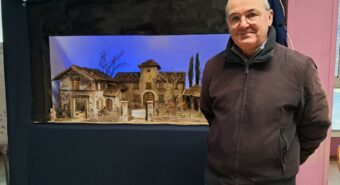 Mirandola, la casa protetta ringrazia il signor Bruini per il presepe allestito nella struttura