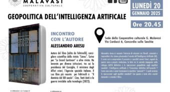 Concordia, lunedì 20 gennaio alla Cooperativa culturale “Gioacchino Malavasi” un incontro sull’intelligenza artificiale