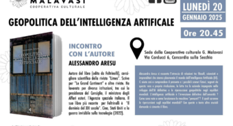 Concordia, “Geopolitica dell’intelligenza artificiale”: se ne parla con l’autore Alessandro Aresu