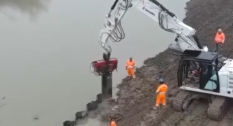 San Possidonio, iniziati i lavori per la messa in sicurezza dell’argine del Secchia