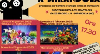 Cinema a Mirandola, ecco i titoli della programmazione gratuita