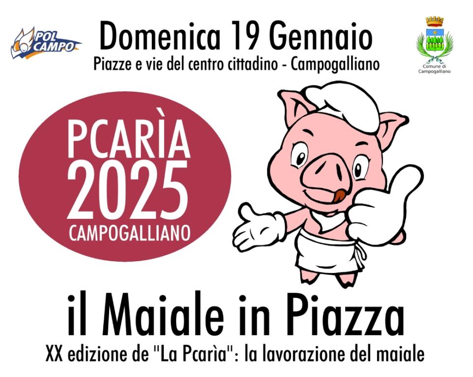 Campogalliano, domenica 19 gennaio appuntamento in piazza con la Pcarìa