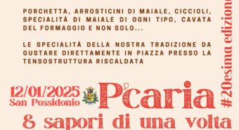 “P’caria e sapori di una volta”, San Possidonio in festa domenica 12 gennaio
