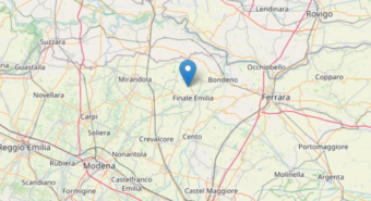Terremoto di magnitudo 3.5 con epicentro vicino a Finale Emilia