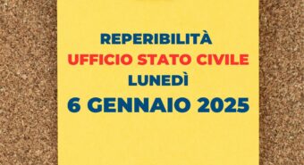 Finale Emilia, lunedì 6 gennaio gli uffici di stato civile e polizia mortuaria reperibili solo per le urgenze