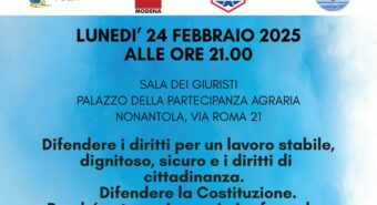 “Perchè votare ai prossimi referendum significa difendere la democrazia”, se ne parla a Nonantola il 24 febbraio