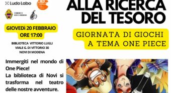 Alla biblioteca di Novi di Modena una giornata di giochi a tema One Piece