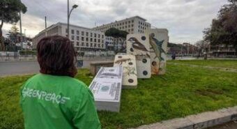 Cop16, Greenpeace in azione: “Se cade la natura, casca il mondo”