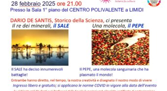 Il sale e il pepe protagonisti di un incontro con Dario De Santis a Limidi di Soliera
