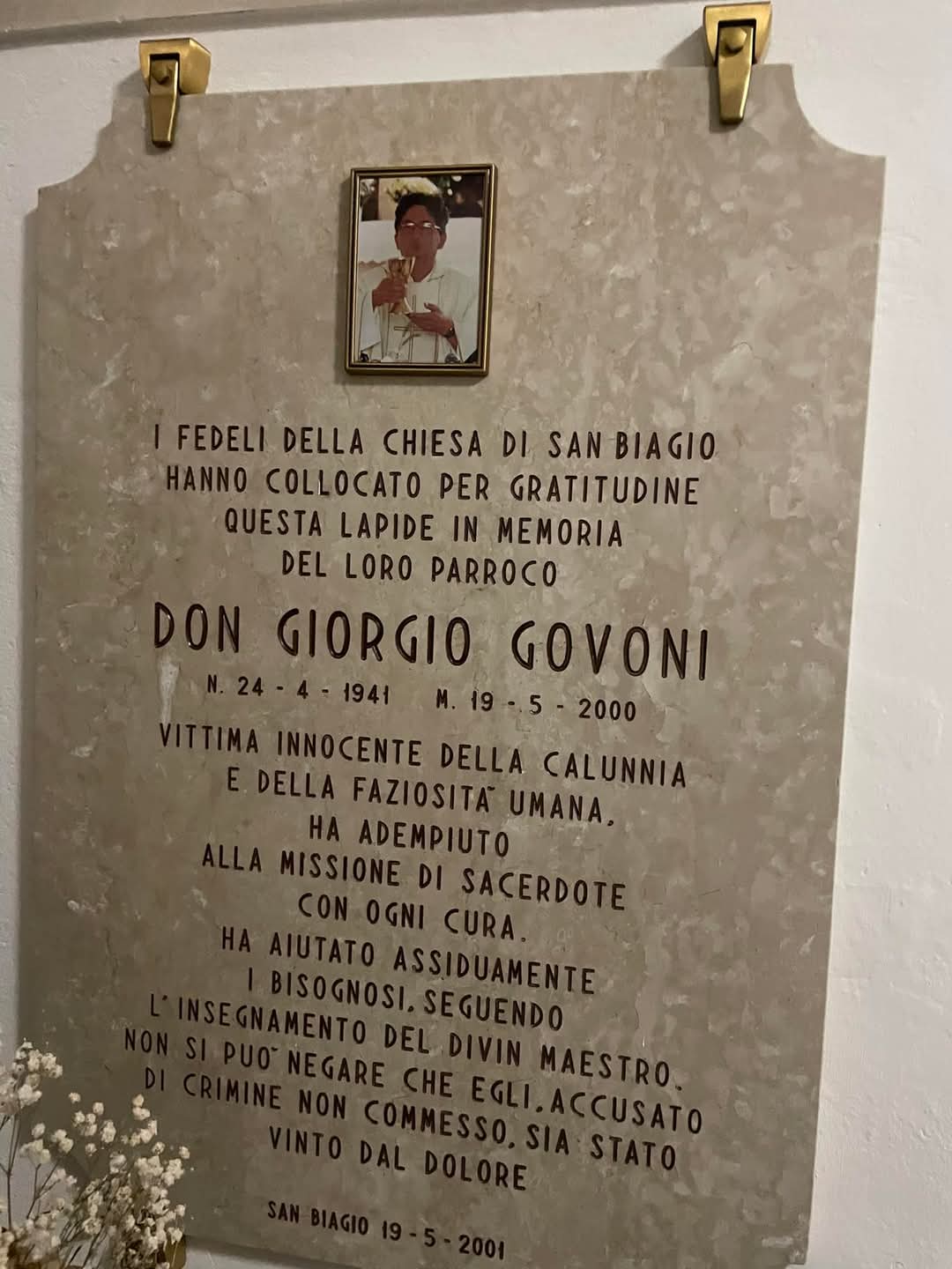 Messa in duomo a Finale Emilia per il ricordo di don Giorgio Govoni