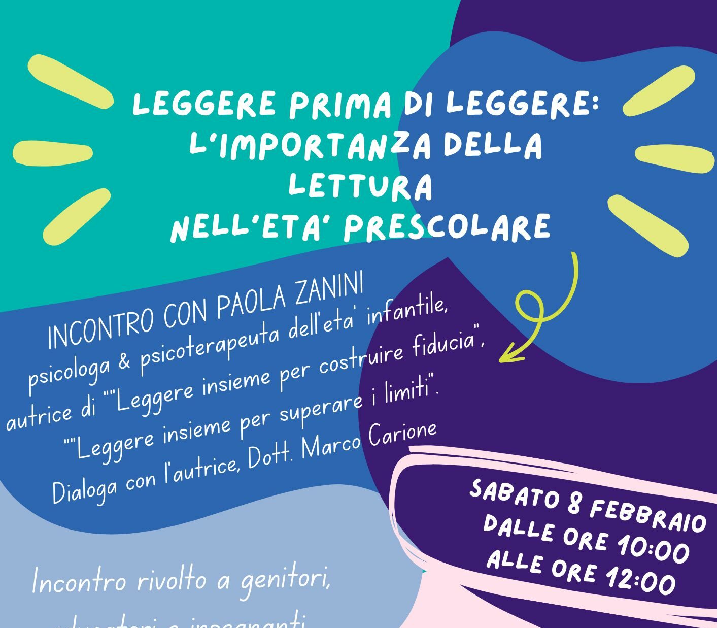 Cavezzo, incontro sull’importanza della lettura in età prescolare