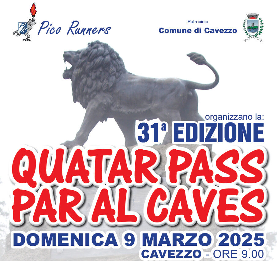 Cavezzo, domenica 9 marzo torna “Quatar Pass par al Caves”