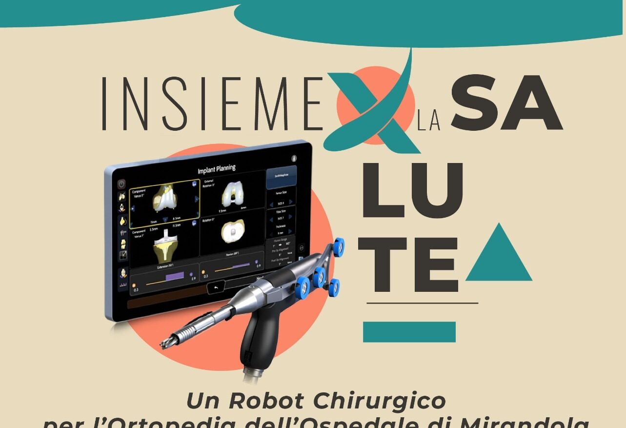 Robot chirurgico per l’ospedale di Mirandola, la raccolta fondi supera quota 110mila euro