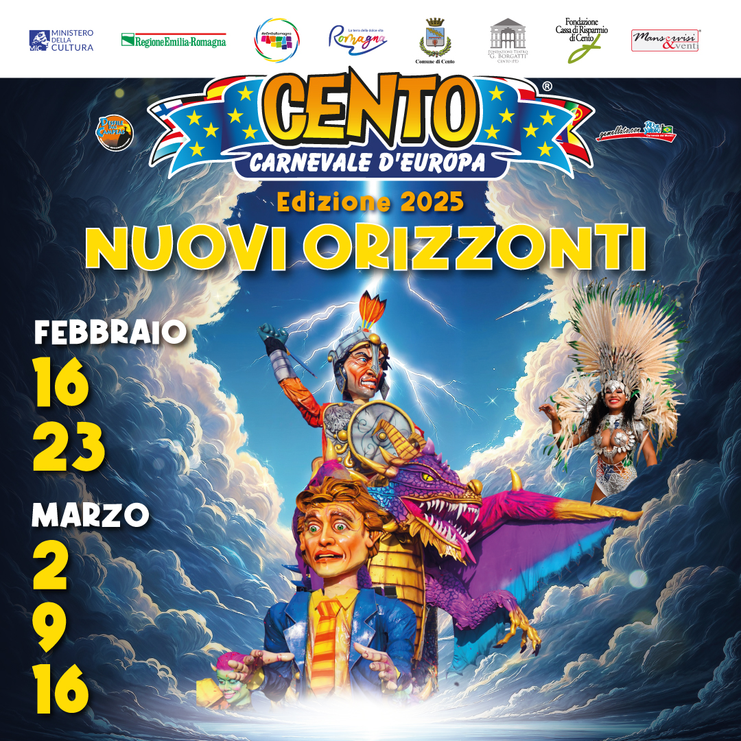 Torna il Carnevale di Cento, ecco il programma. Tra gli ospiti, Mr Rain e Dargen D’Amico