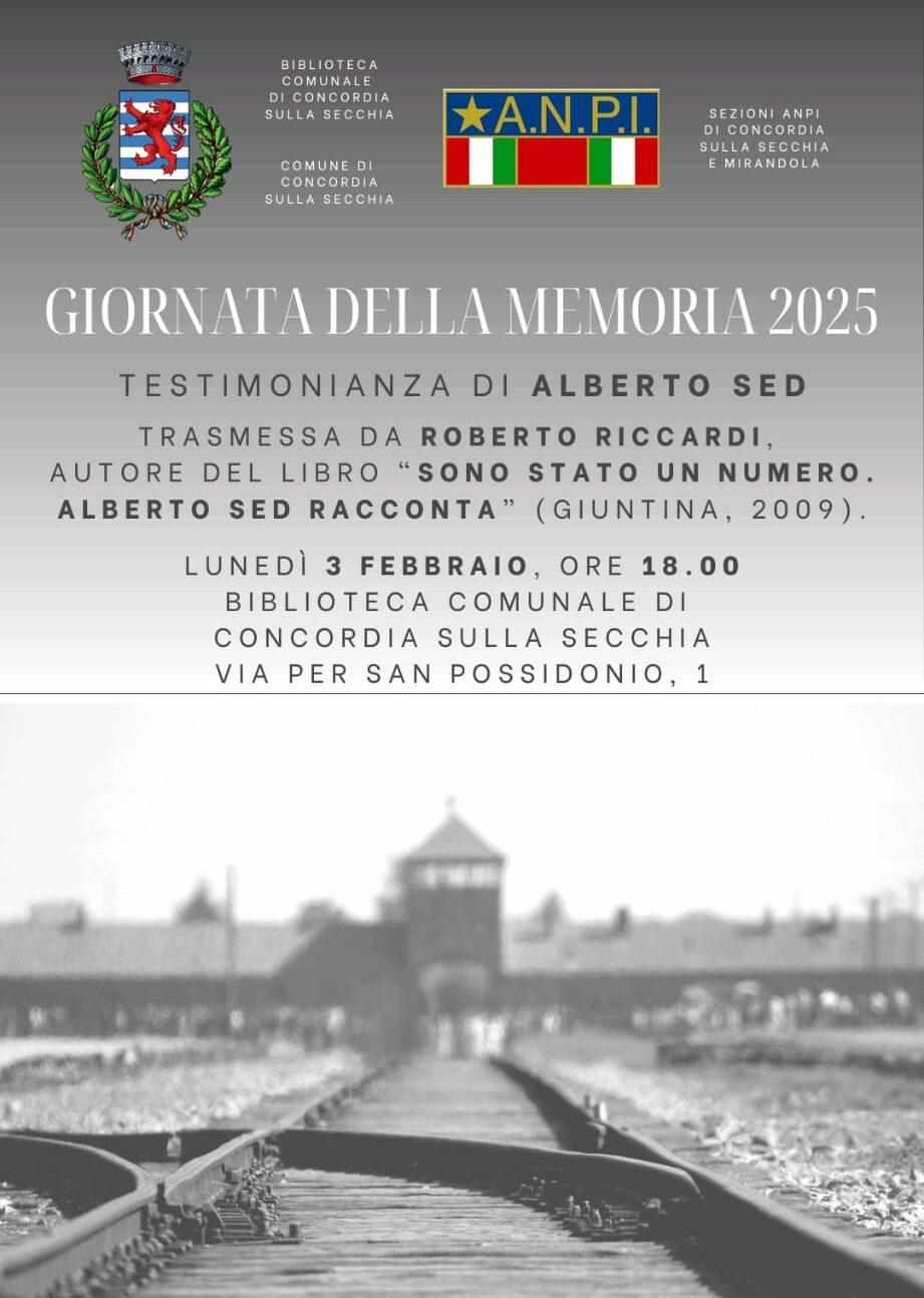 “Sono stato un numero, Alberto Sed racconta” a Concordia