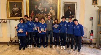 Modena, i talenti del nuoto pinnato ricevuti in Municipio