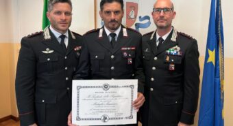 Sassuolo: conferita la Medaglia Mauriziana al Maresciallo Ordinario Cristian Vadalà