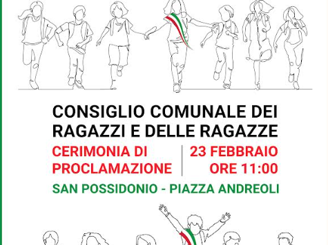 San Possidonio celebra la proclamazione del sindaco/a del Consiglio comunale delle Ragazze e dei Ragazzi