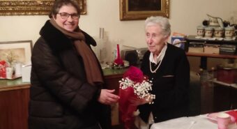 Modena, Elsa Crevatin, esule tre volte, festeggia 102 anni