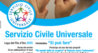 Servizio civile universale 2025: iscrizioni prorogate al 27 febbraio per diventare volontari della Lega del Filo D’Oro