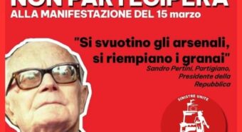 Manifestazione per l’Europa, La lista Civica “Carpi Comune – Sinistre Unite” non parteciperà alla manifestazione promossa da “Pacificazioni”