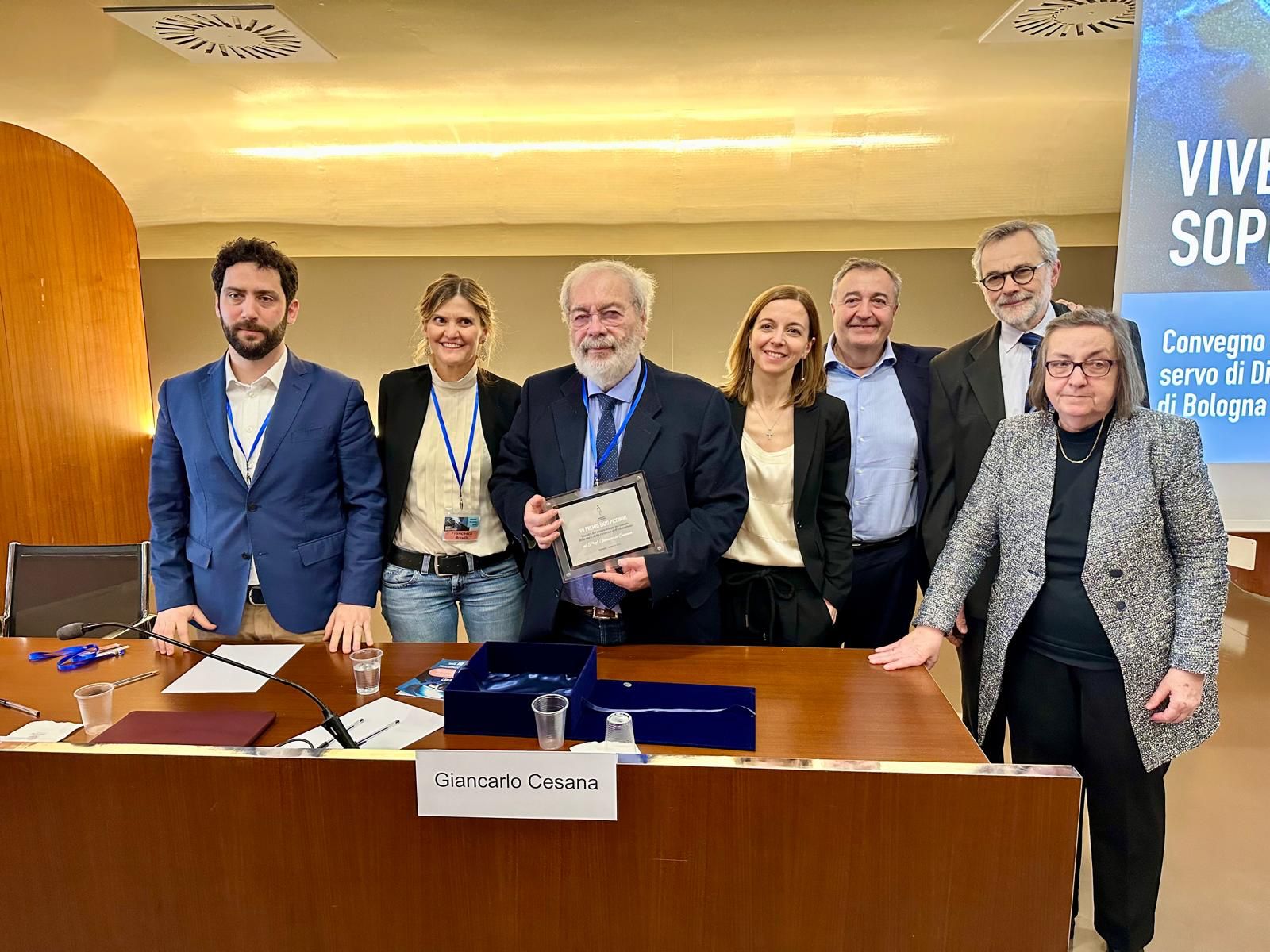 Sanità, consegnato al prof Giancarlo Cesana il premio “Enzo Piccinini”