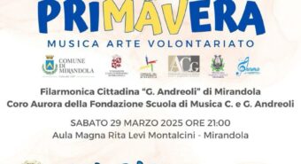 Sabato 29 marzo Concerto di Primavera a Mirandola