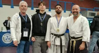 Karate, Cavezzo: un oro e un argento per Loris Tromba e Rosario Ianniello ai campionati nazionali Fesik Aksitalia
