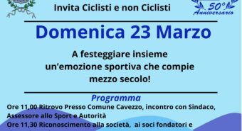 L’ASD Pedale Cavezzo celebra 50 anni di storia con una giornata speciale