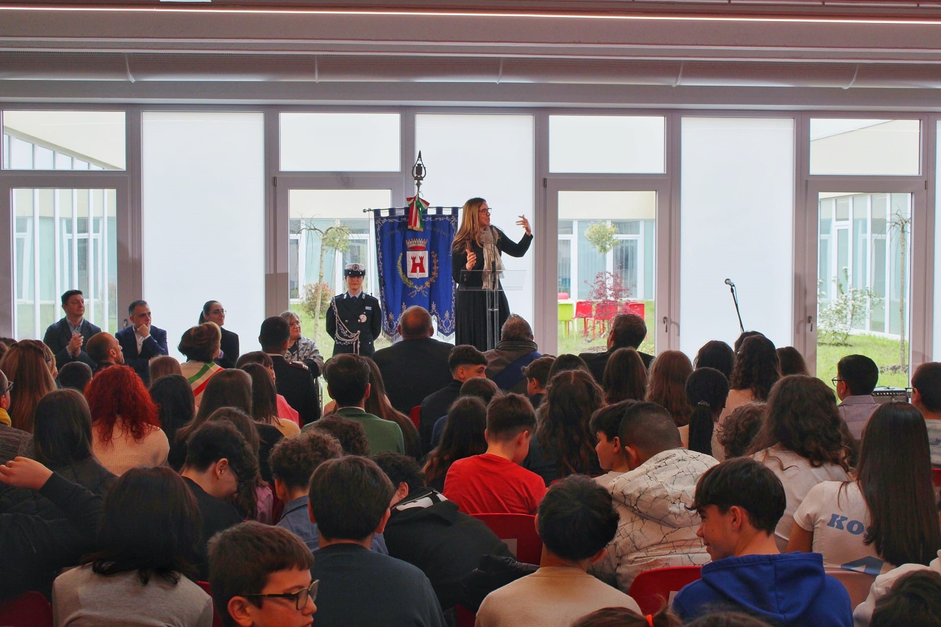 Nuova scuola media di Ravarino, l’assessora regionale Conti: “Un patto educativo che unisce un’intera comunità”