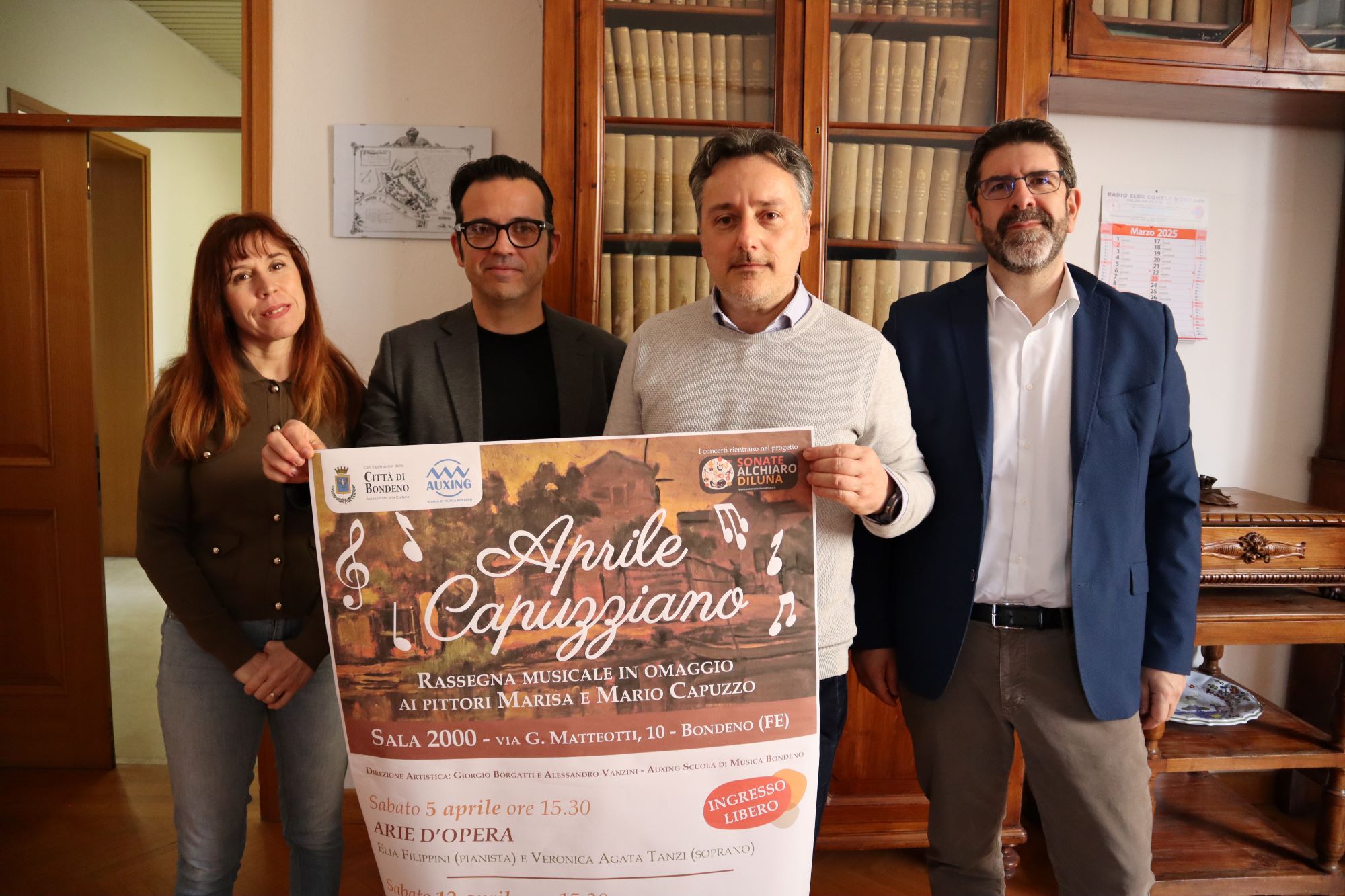 Bondeno, torna la rassegna musicale “Aprile Capuzziano”