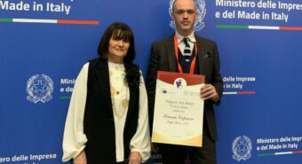 Simone Caprara, titolare di “Tesori d’arte” a Poggio Rusco, premiato al Ministero delle Imprese e del Made in Italy