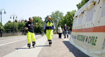 Soliera, dall’amministrazione solidarietà e gratitudine al Gruppo Comunale di Protezione Civile