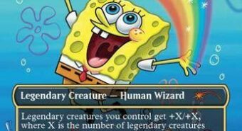 SpongeBob SquarePants invade Magic: The Gathering