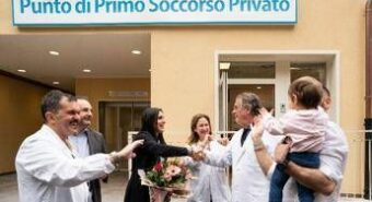 Tiberia Hospital dedica il Punto di primo soccorso a Isabel, bimba nata in emergenza