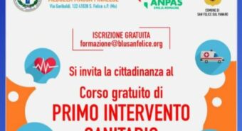 San Felice, al via il corso di primo intervento sanitario