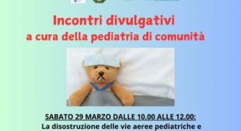 Sicurezza dei bambini, a San Prospero due incontri divulgativi a cura della Pediatria di comunità