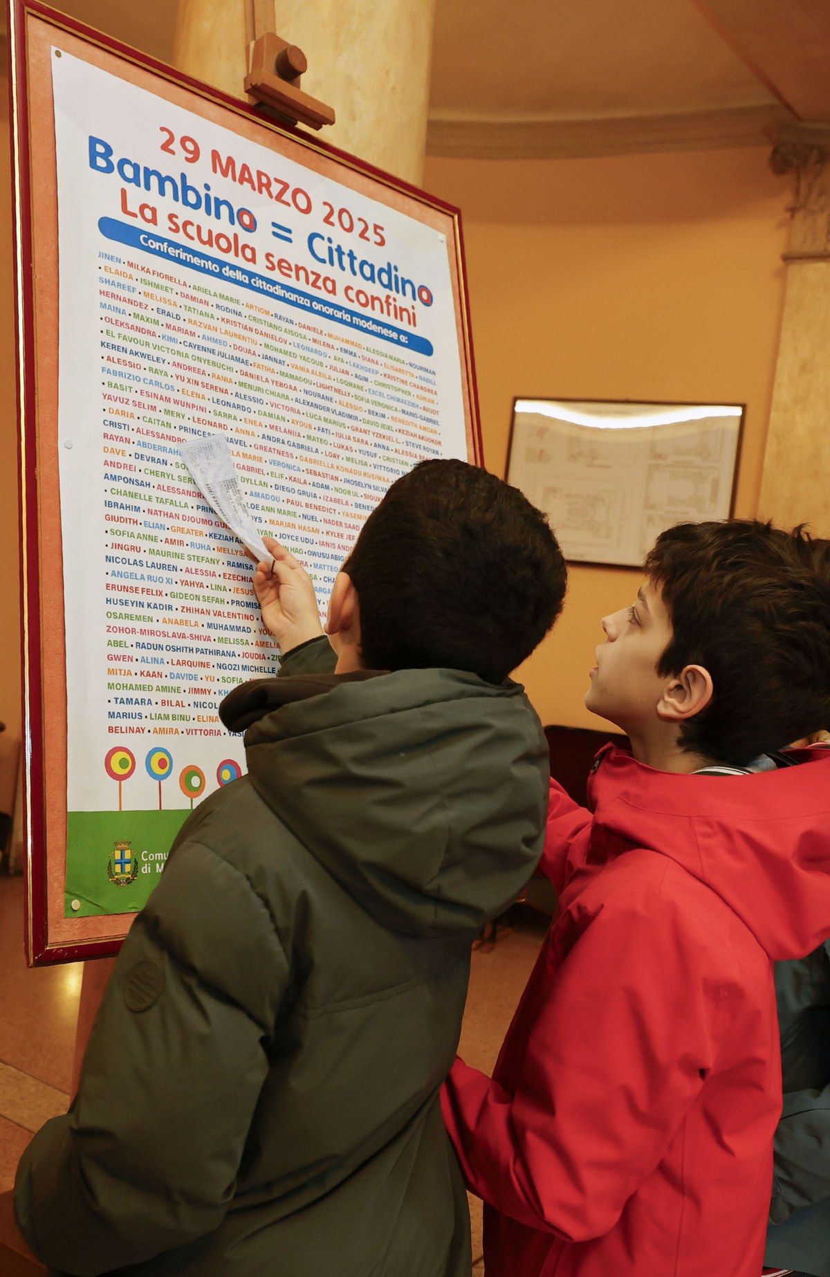 “La scuola senza confini”, Modena ha 245 nuovi giovani cittadini onorari