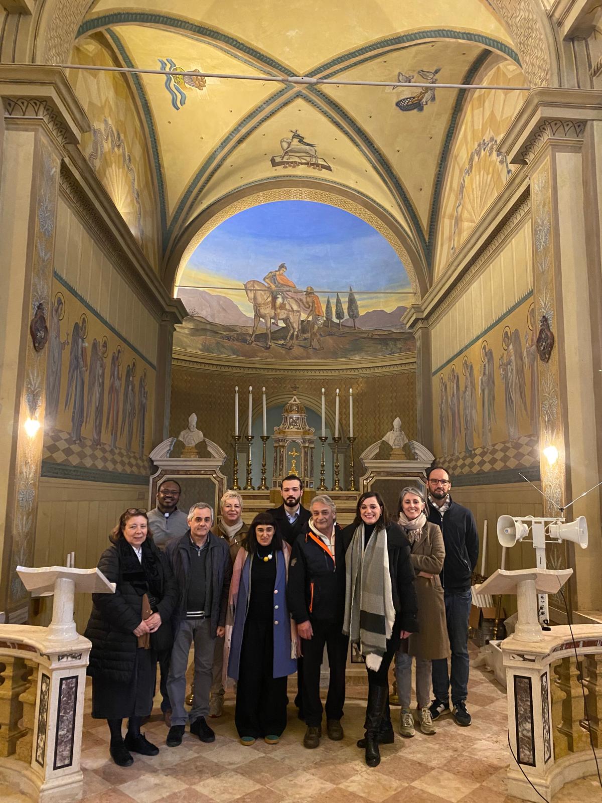 Sabato 29 marzo si è svolta la visita al cantiere post sisma della chiesa di San Martino