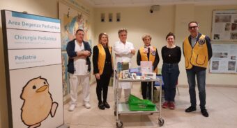 I piccoli pazienti di Pediatria tornano a “scuola” con la donazione dei Lions