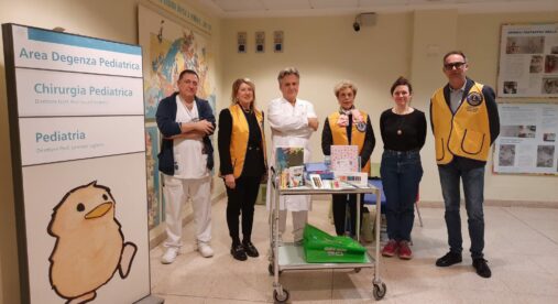 I piccoli pazienti di Pediatria tornano a "scuola" con la donazione dei Lions I piccoli pazienti di Pediatria tornano a "scuola" con la donazione dei Lions