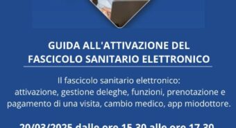 A Camposanto un incontro per scoprire il Fascicolo Sanitario Elettronico e l’App Miodottore