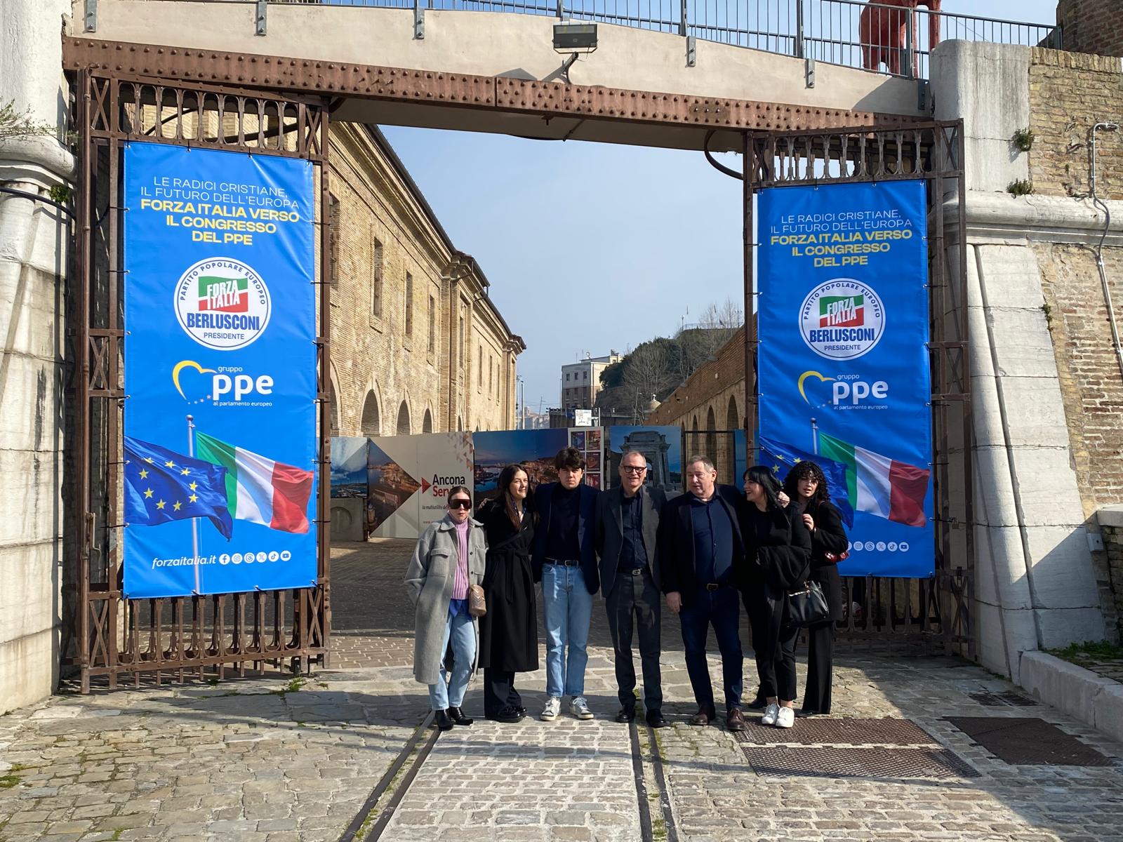 Forza Italia Romagna presente all’evento di Ancona verso il Congresso del PPE