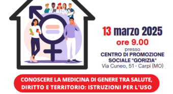Conoscere la medicina di genere, incontro il 13 marzo a Carpi